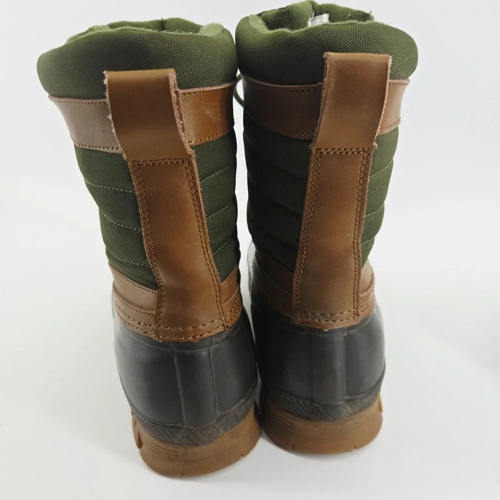 Vintage Mens‎ 9 Lands End Snow boots Water Repellent sherpa Duck Boots